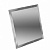 Плитка зеркальная Квадрат 250x250 серебро (с фацетом 10 мм)