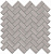 Декор напольный Грасси мозаичный  300x315 серый SG190\002