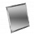 Плитка зеркальная Квадрат 300x300 серебро (с фацетом 10 мм)