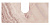 Задняя стенка к столешнице Cono 240x560, из керамогранита Ониче, розовая COb.SG567602R\56