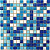 Мозаика Bonaparte Aqua 100 327x327 синяя