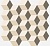 Декор Element Silk (Элемент Силк) Мозаика Куб Ворм 305x330 бежевый